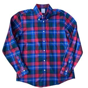 Brooks Brothers Regent Button-Down Shirt Men’s Size M Multi-color Blue